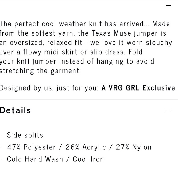 Vrg Grl Texas Muse Knit Sweater - Picture 9 of 9